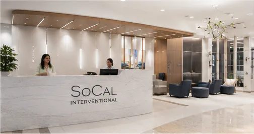 SoCal Interventional reception area