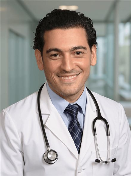 Nathanael Sabbah, MD, interventional radiologist.